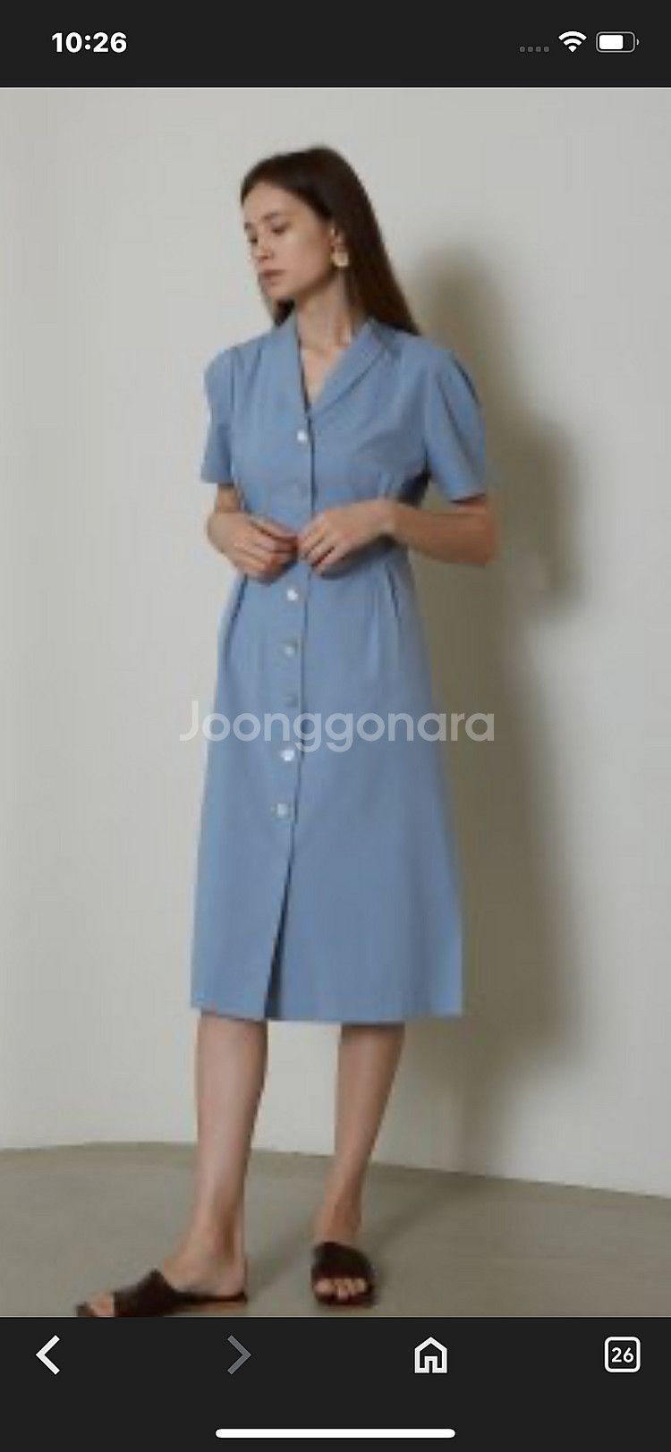 새) 77size리리앤코 고퀄 단아한 롱원피스--8
