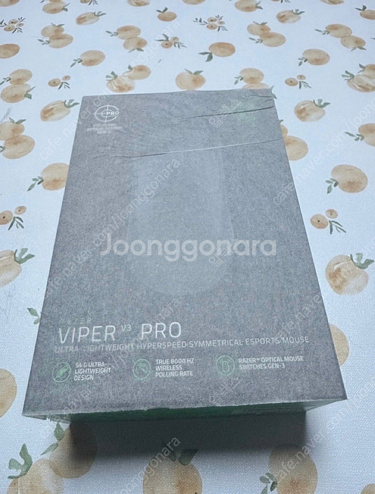 (미개봉 새제품) 바이퍼 V3 Pro 블랙 무선 게이밍...--1