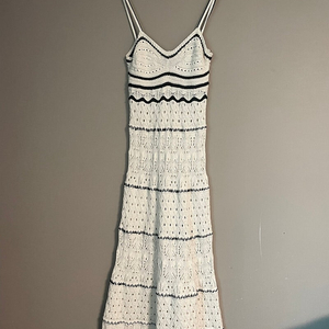 새상품) ZARA 자라 크로쉐 펀칭 롱원피스(맥시