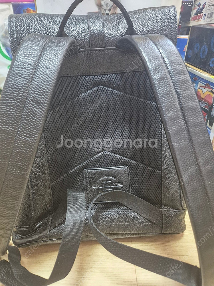 코치 남자 가죽 백팩--4