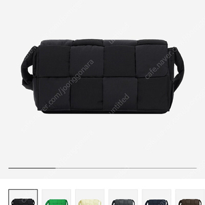 보테가베네타 패딩 패디드 카세트백 블랙 팝니다