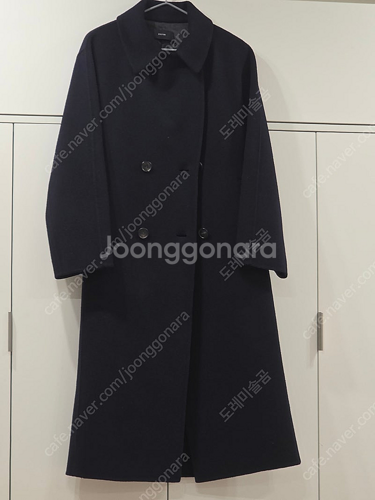 시스템 벨티드 캐시미어 울 핸드메이드 코트 82--1