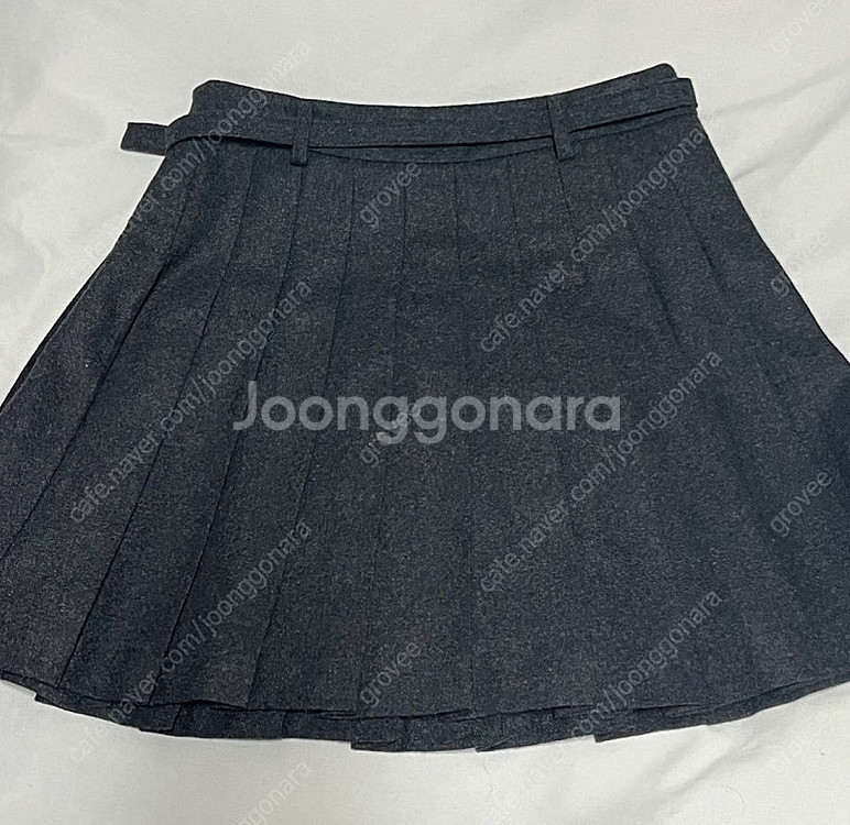 웨어웨더 차콜 플리츠 스커트 s--7