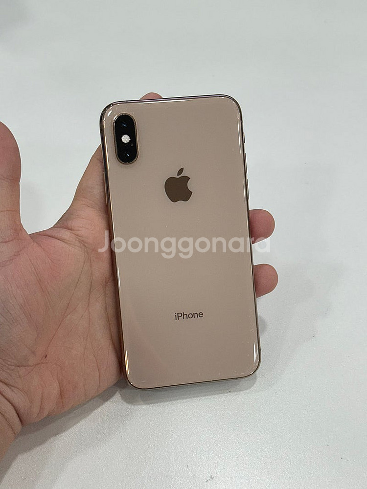 아이폰XS 64GB 골드 A급 22만원에 판매해요-!--0