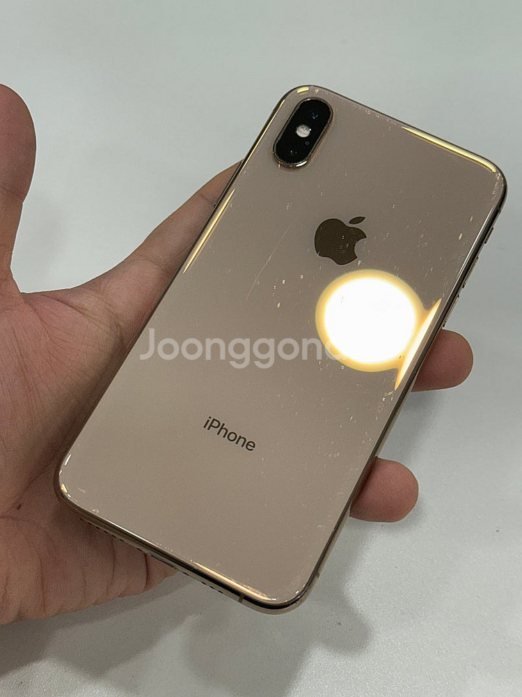 아이폰XS 64GB 골드 A급 22만원에 판매해요-!--7
