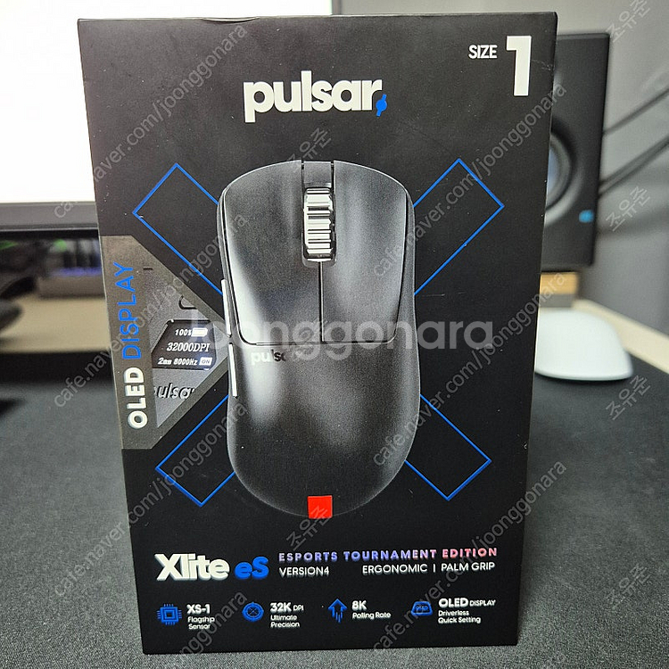 펄사 xlite v4 es mini 마우스 판매합니다.--3