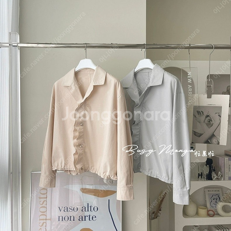 랑방 숏 재킷--6