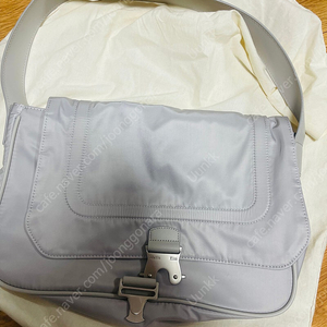 마뗑킴 가방 버클백 그레이