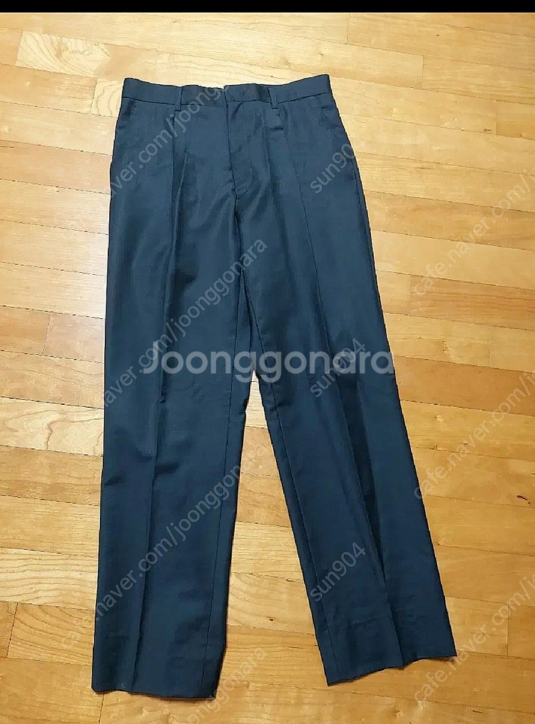 남성검정정장 블랙수트자켓95/ 바지30~31인치 솔레지...--7