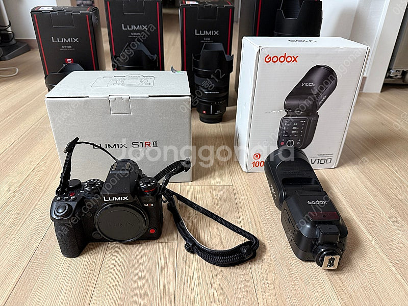 파나소닉 S1RM2 및 S Pro 렌즈 4종 세트 팝니다.--0