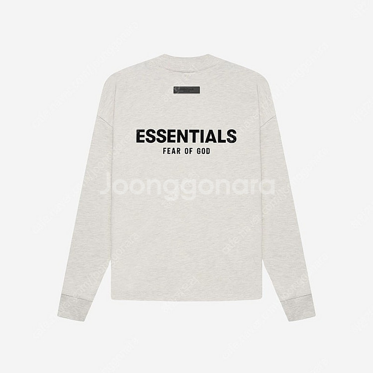 피오갓에센셜 더 코어 컬렉션 롱슬리브 티셔츠 라이트 오트밀 XL--0