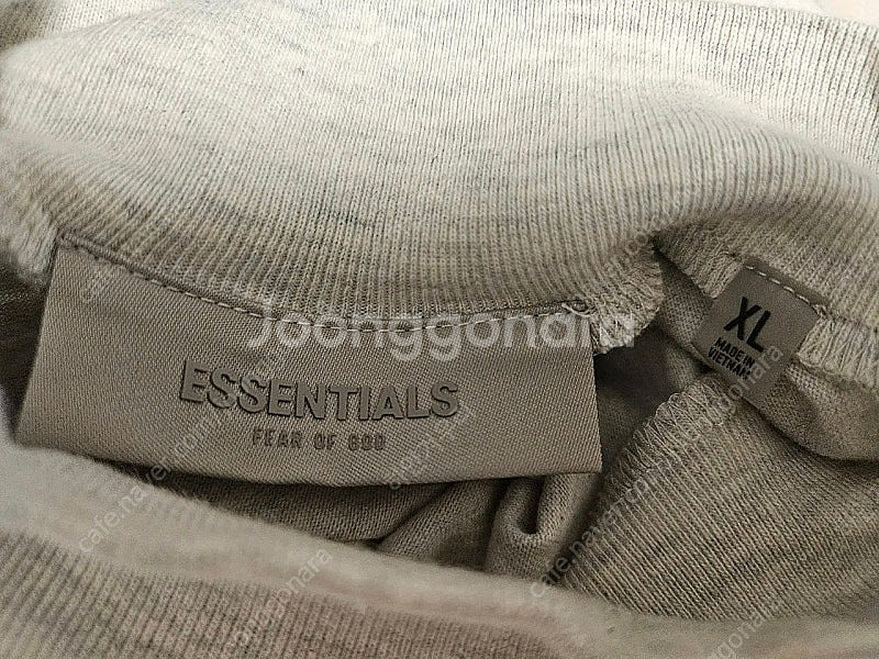 피오갓에센셜 더 코어 컬렉션 롱슬리브 티셔츠 라이트 오트밀 XL--4