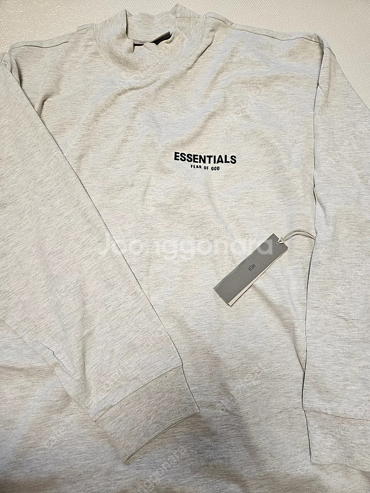 피오갓에센셜 더 코어 컬렉션 롱슬리브 티셔츠 라이트 오트밀 XL--5