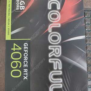 컬러풀 rtx4060 원팬 팝니다