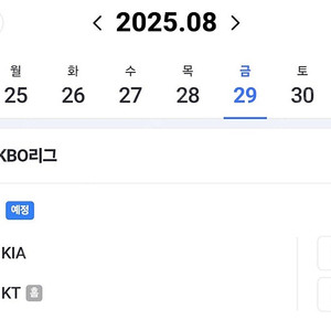 8월29일(금) 기아 대 KT 3루응원석 232구역 5열 2연석 팝니다