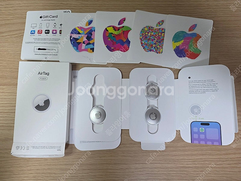 새상품 애플 에어태그 Airtag 1 개입 + 애플 스...--0