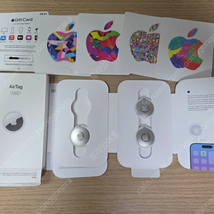새상품 애플 에어태그 Airtag 1 개입 + 애플 스티커 1개