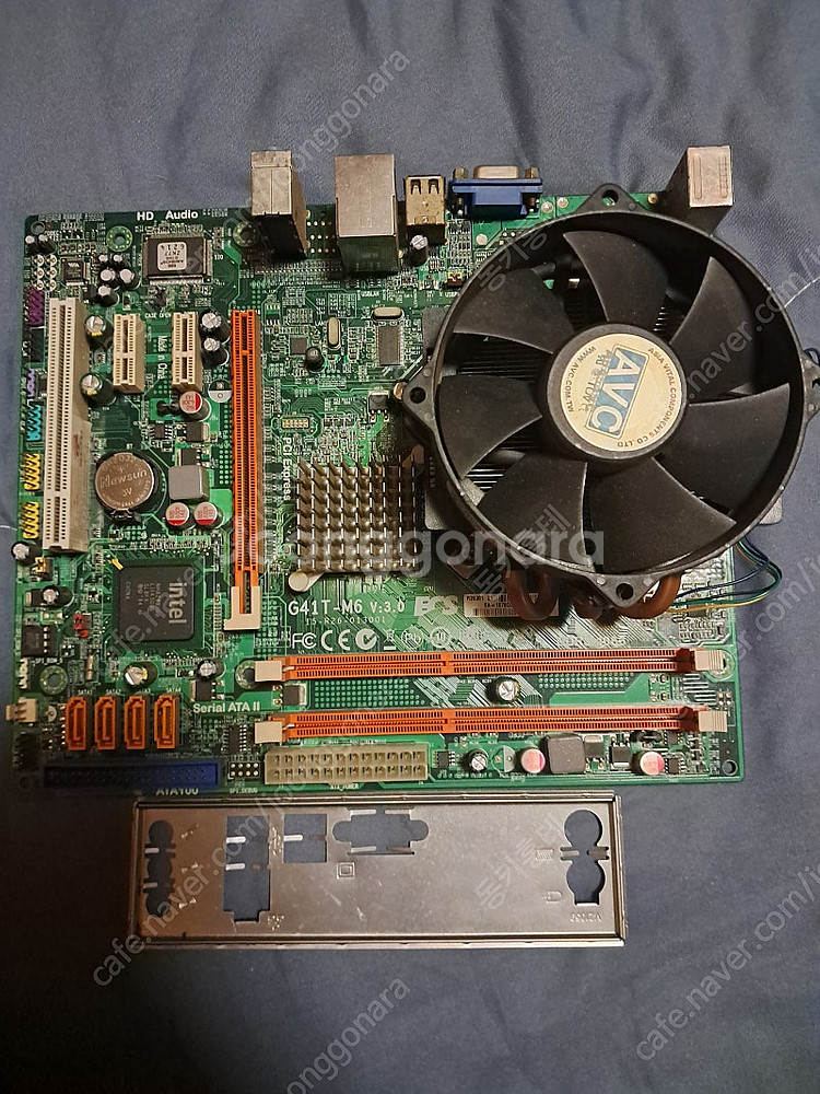 i3-540 (클락데일) CPU/보드/쿨러/백판넬 구형...--0