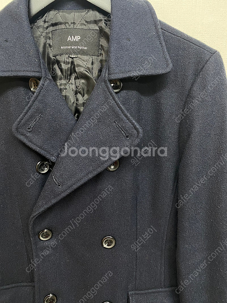 보세 남자 더블버튼 모직 자켓 네이비 슬림핏 블레이저 ...--1