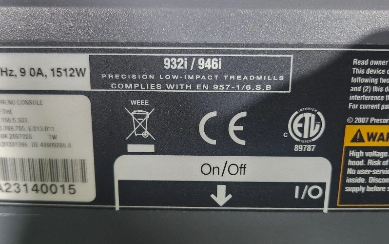 PRECOR 932i 프리코 USA 명품 RUNNING MACHINE, Hurex 승마 운동기구 이미지
