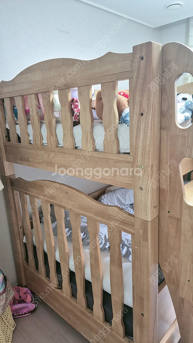 원목2층침대 팝니다. ​--1