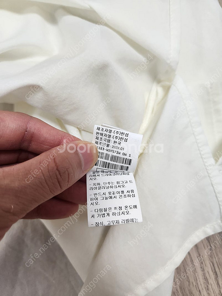 한섬 sjsj블라우스 / 네이비 블라우스 만원대--8