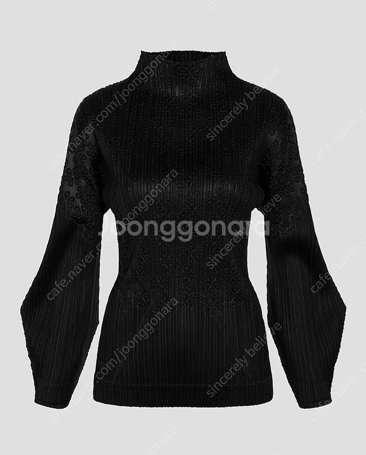 플리츠플리즈 탑 스노우드롭 탑 블랙 3사이즈--0