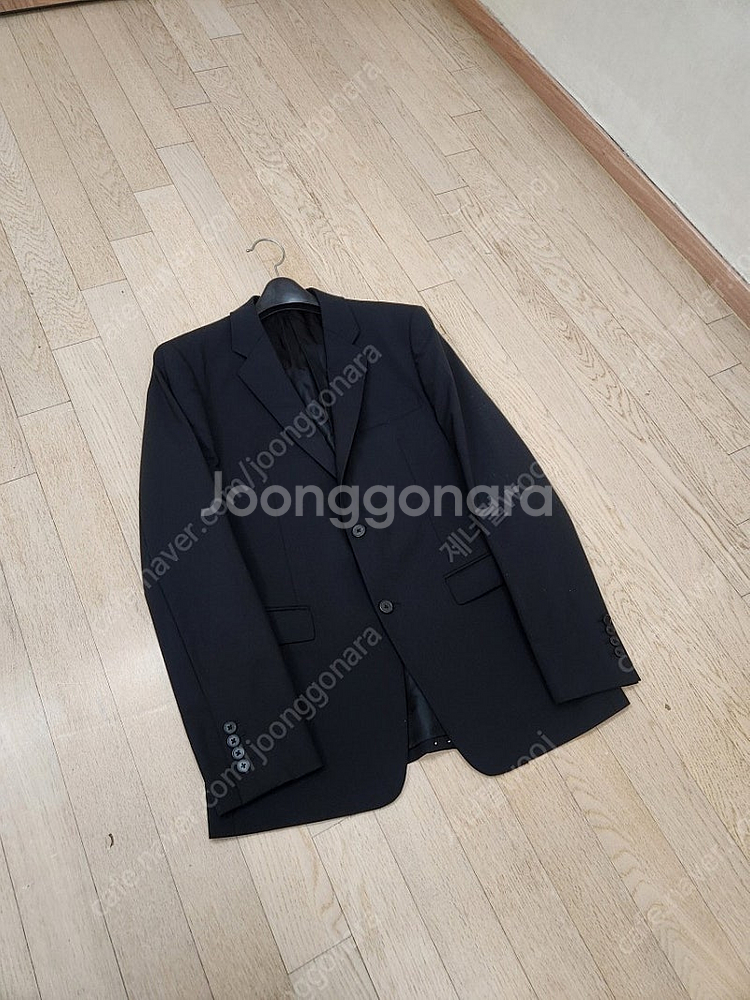 띠어리 뉴테일러 블랙 셋업 수트--1
