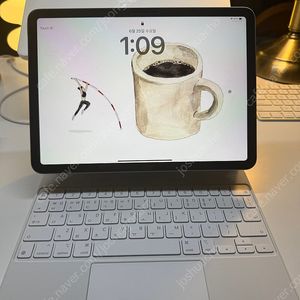 (배터리100%)아이패드 에어 M2 11인치/정품 매직키보드/애플펜슬c타입 풀세트