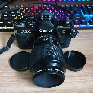 캐논 AE1+100mm F4 FD 수동 마크로 렌즈+내셔널 지오그래픽 NG 5162 백팩 가방