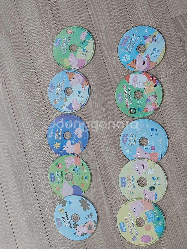페파피그 DVD 10장--0