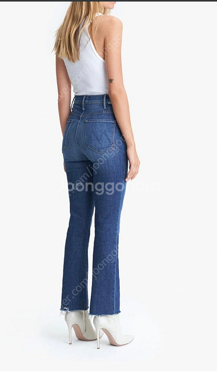 마더 데님 허슬러 앵클 프레이 진 팬츠 26--3