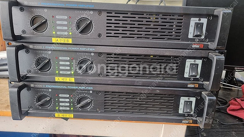 Q4300 인터엠 대출력 2.4KW 엠프, 4채널 QX...--0