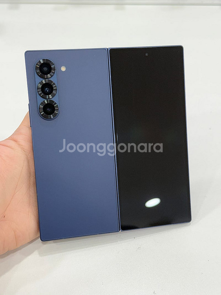 갤럭시Z폴드6 (F956) 네이비 256GB A급 88...--8