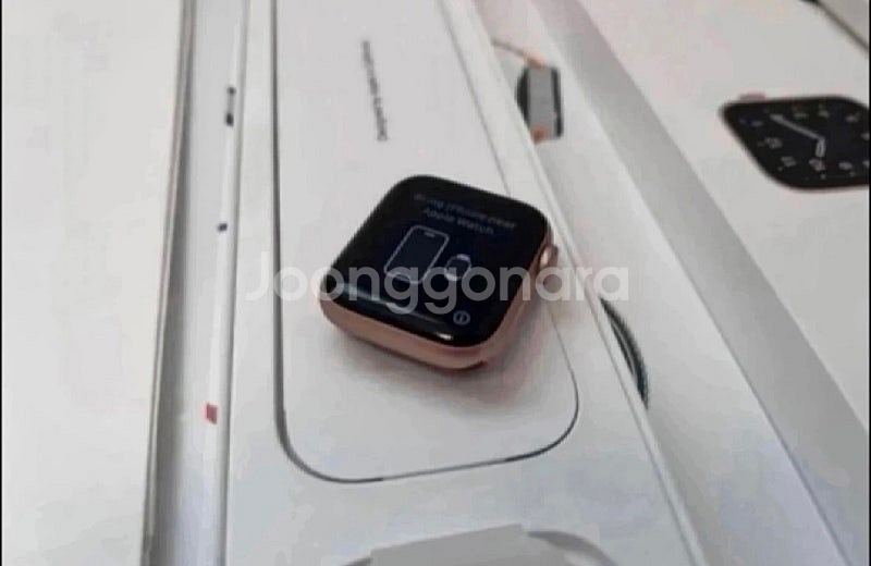 애플워치se 골드 핑크 40mm gps--1