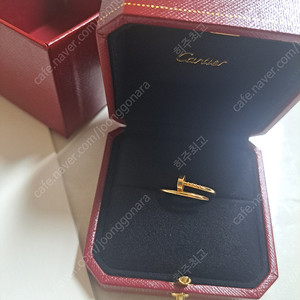 까르띠에 앵글루 반지 sm