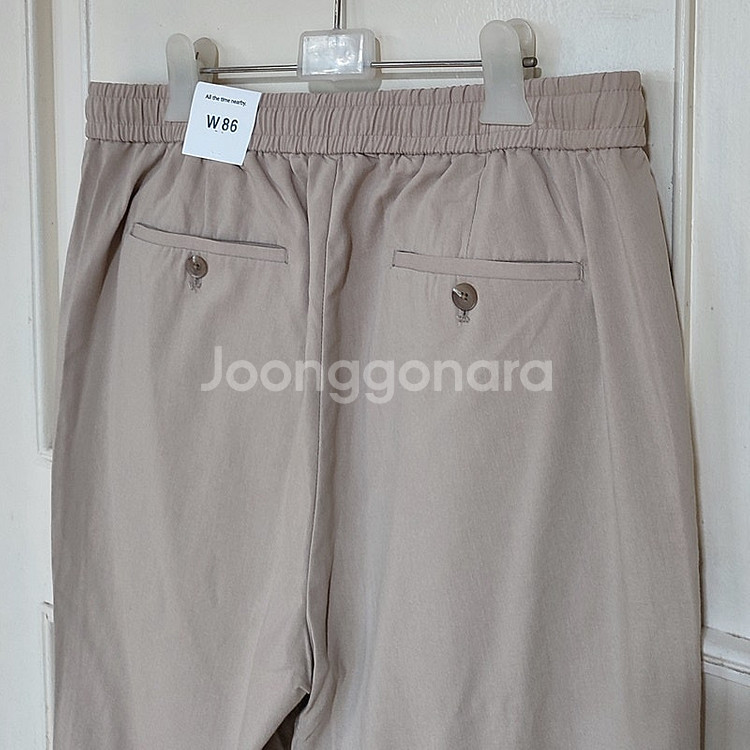 새옷 남성슬랙스34 린넨팬츠 밴딩바지 여름바지 스판바지--1