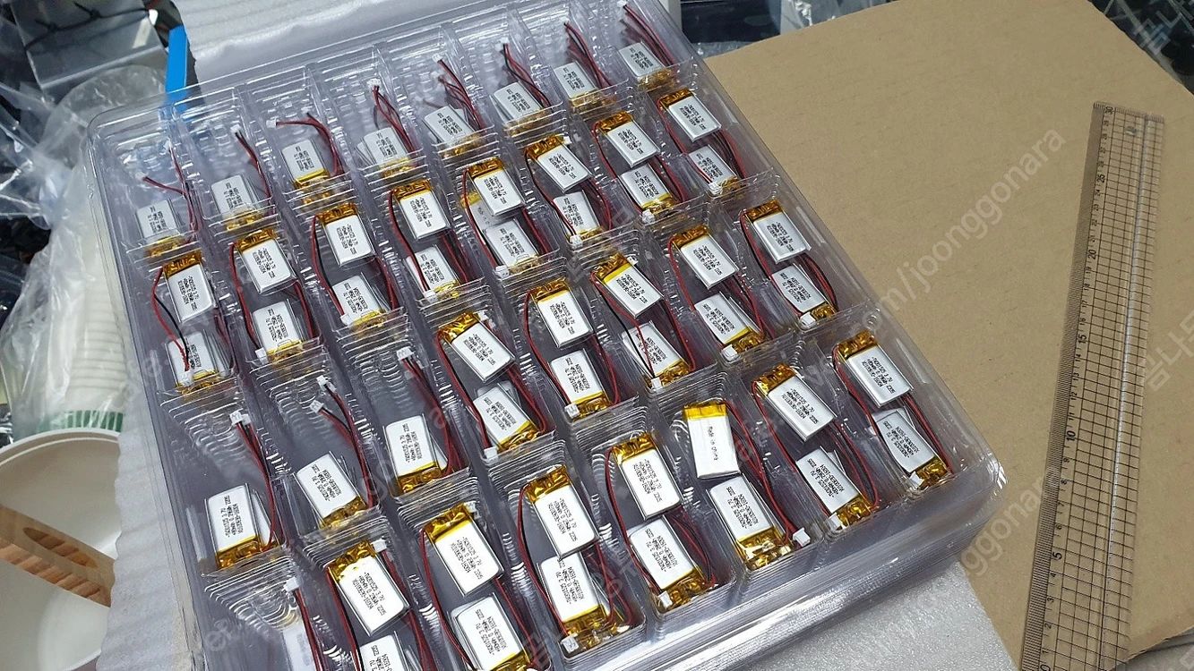 리튬폴리머 배터리 80mah 500개 판매합니다. 이미지
