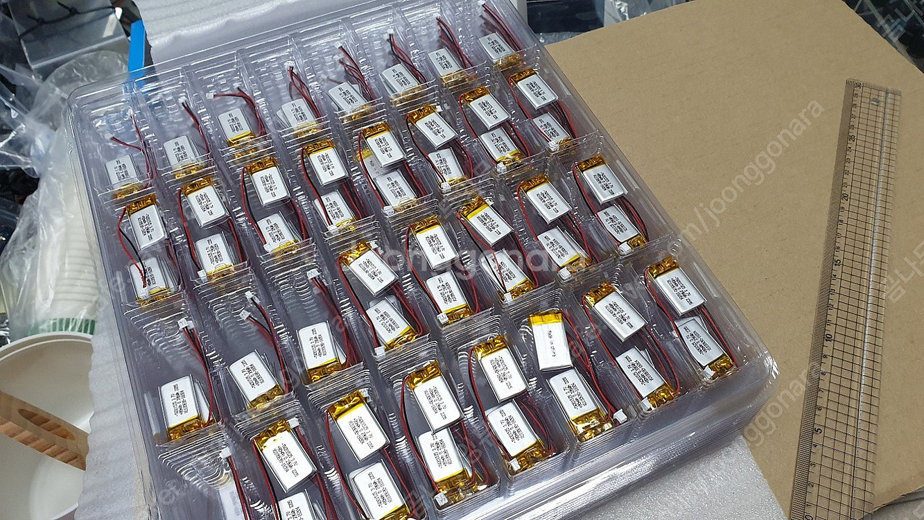 리튬폴리머 배터리 80mah 500개 판매합니다.--2