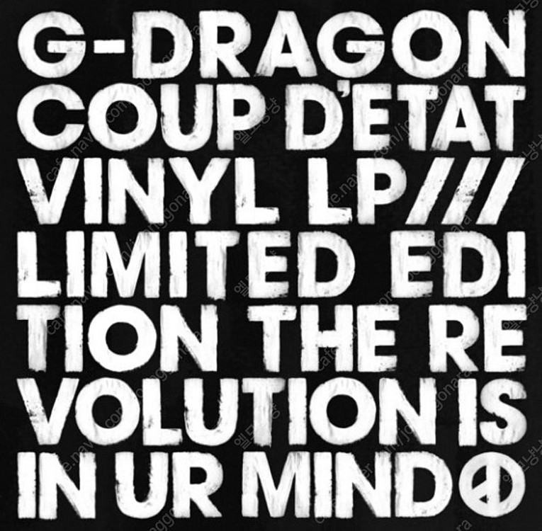 지드래곤 GD 쿠데타 LP 이미지