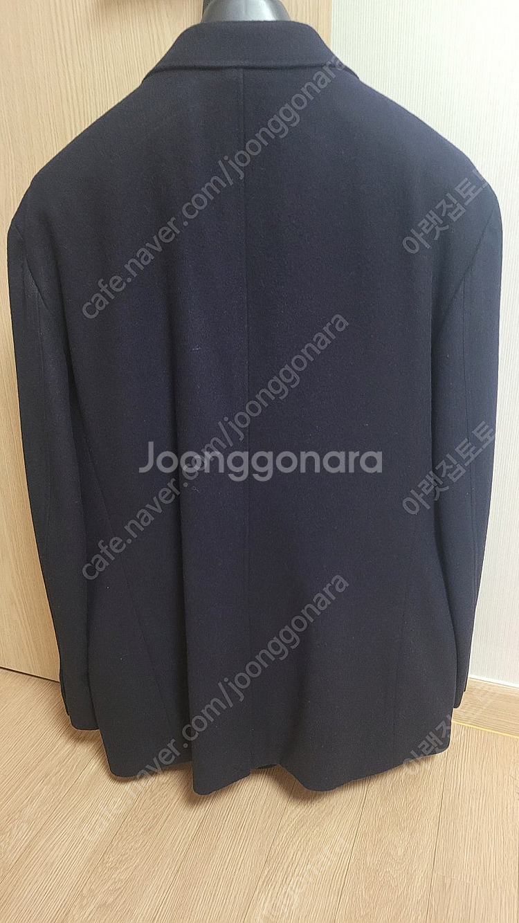 지이크 네이비 클래식 금장단추 울 블레이져 자켓--1