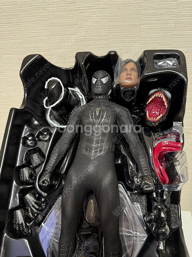 핫토이 정품스파이더맨3 블랙 수트 스파이더맨 피규어 M...--2