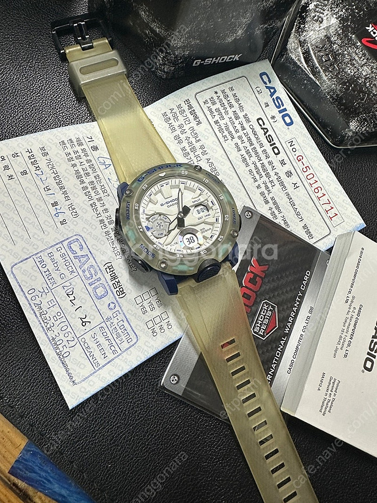 (판매) 지샥 GA-2000HC-7ADR 카본 시계 택...--4