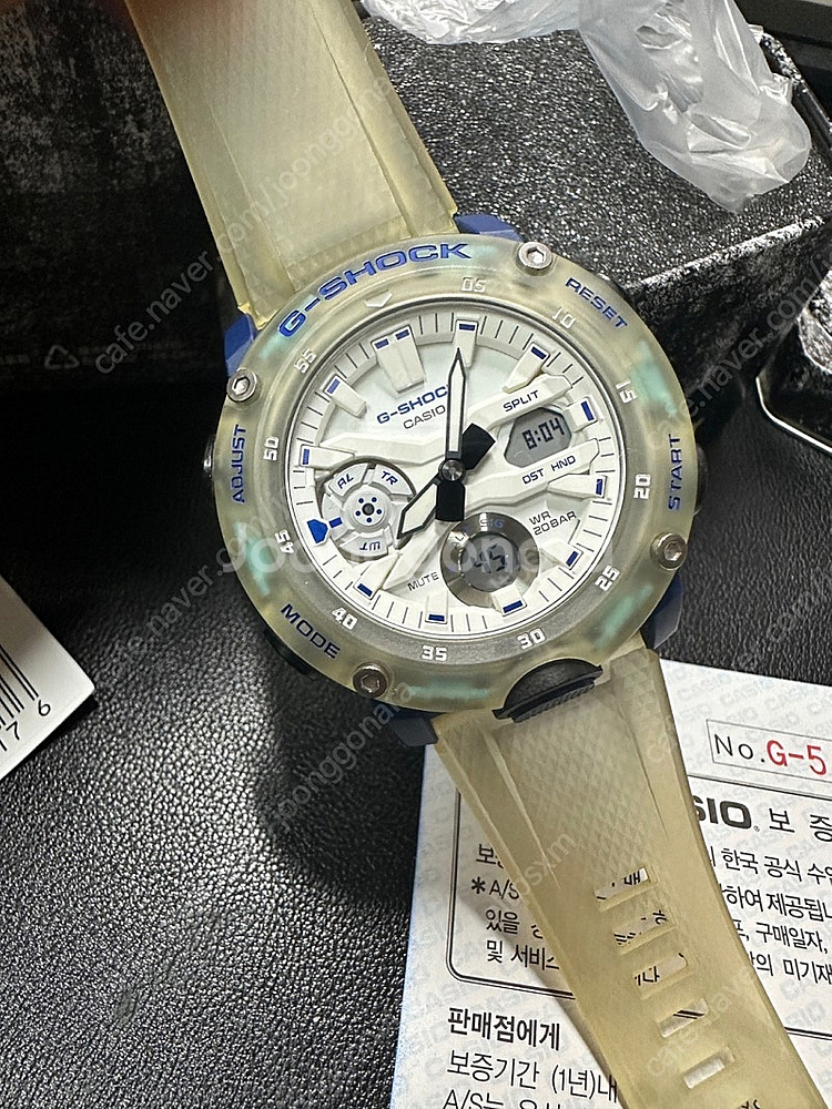 (판매) 지샥 GA-2000HC-7ADR 카본 시계 택...--5