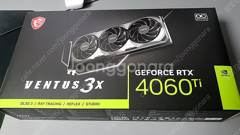MSI RTX 4060Ti 벤투스 3X 8G OC--0