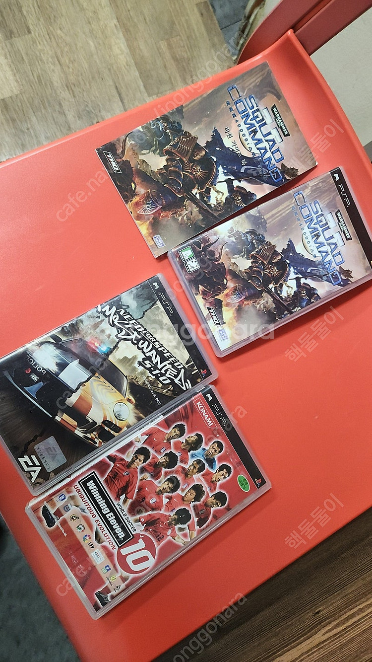 psp umd 워해머:스쿼드커맨드,위닝10,니드포스피드...--0