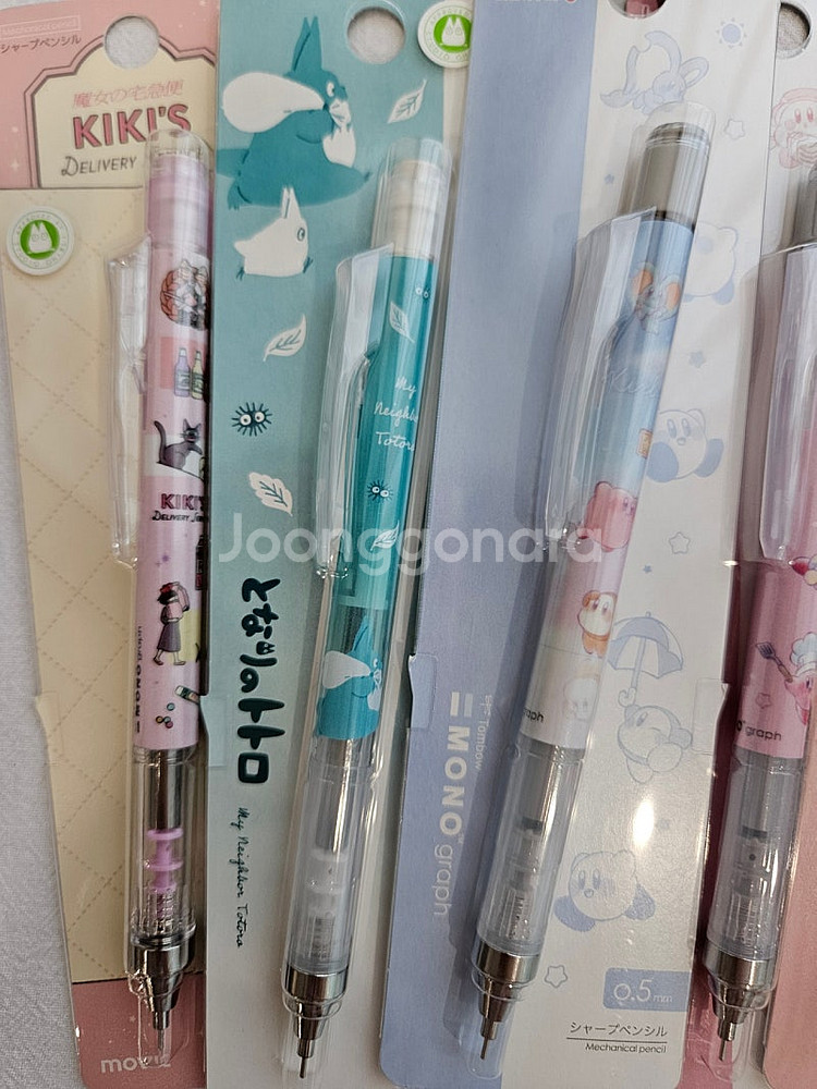 모노그래프 샤프(커비,리락쿠마,산리오,토토로,키키,짱구...--3