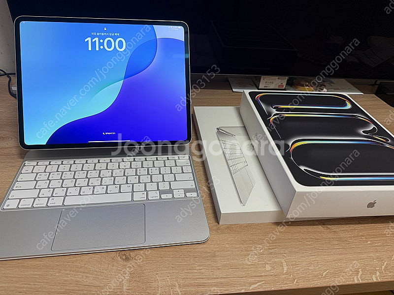아이패드 프로 13 M4 256g(셀룰러) 실버 + 애...--0