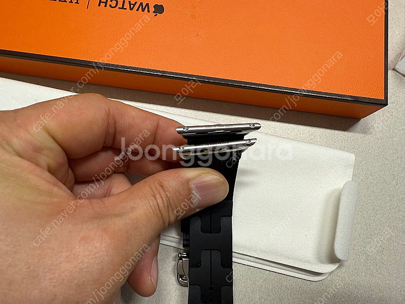 애플워치 에르메스 킬림 누아 스트랩 46mm--3
