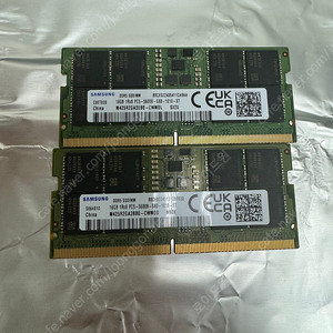 삼성 노트북용 DDR5-5600 16GB x2 (32)